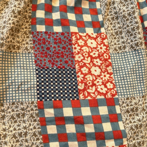 Lucy & Yak Patchwork Pull-On Shorts Size 2X - Picture 7 of 7